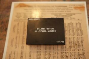 Vintage Burr Brown 4030 25 Quarter Square Multiplier Divider