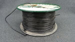 Guardian Partial Roll 500 FT 14 AWG 19 Strand 600V Black Thin Nylon Armored
