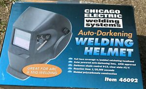 CHICAGO ELECTRIC Adjustable Shade Auto-Darkening Welding Helmet 46092 LENS HOOD