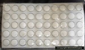 50 Gem jars white foam Inserts display organize your gem stones No TRAY JD036B
