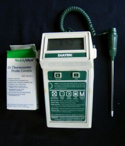 USED DIATEK 600 Clinical Thermometer System 1 Probe 6 Covers