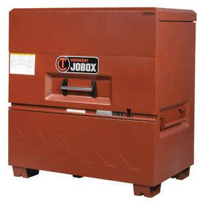 CRESCENT JOBOX 2-681990-01 Piano-Style Jobsite Box,51 in,Brown