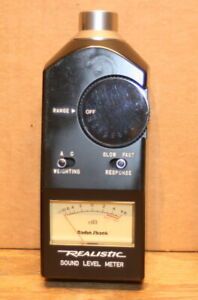 Analog Realistic Sound Level Meter