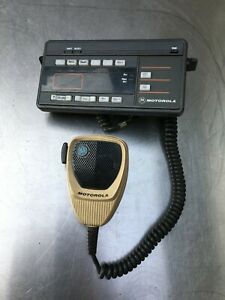 Set of Motorola: Control Head MaraTrac HCN1052B and Microphone HMN1061A