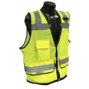 Radians Sv59-2zgd-3x Class 2 Hd Surveyor Safety Vest Green Mesh 3 Extra