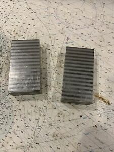 Magnetic Transfer Parallel Block 2x4x1 Pair Set of 2 Machinist Tool
