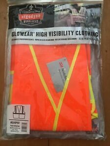 Ergodyne Glowear High Visibility Clothing #8245PSV Public Safety Vest L/XL. New!