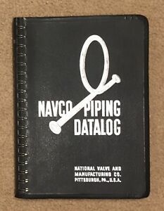 NAVCO Piping Datalog - Edition No 10 1966 Very Good Condition