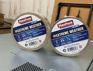 New Nashua HVAC Foil Tape 330X Extreme Weather 2.83in X 50.3yd (72mmx46M) 2 roll