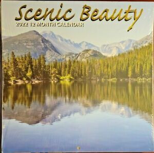 2022 Scenic Beauty 12 Month 12x12 Wall Calendar Monthly Planner Agenda