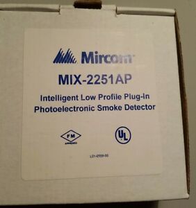 MIRCOM MIX-2251AP PHOTOELECTRONIC SMOKE DETECTOR 801, FREE SHIP SAME DAY
