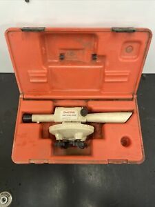 DAVID WHITE SIGHT LEVEL LP6-20 SURVEYOR With Original Hard Case