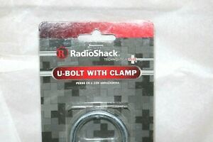 Radio Shack U-bolt with clamp 15-826 Taiwan made tech + New old stock and sealed