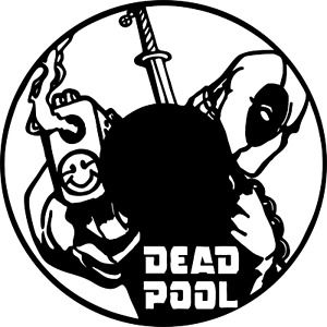 CDR,DFX Files For CNC Laser  Plasma Router-TO MAKE A Wall CLOCK-Deadpool 91