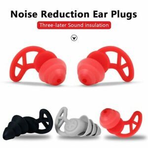 Quiet Ear Protector Anti Noise Earplugs Noise reduction Silicone Ear Plugs