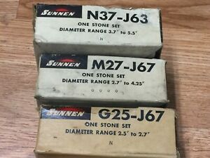 LOT OF SUNNEN ONE STONE SET N37 M27 G25