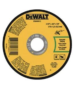 25 Pcs DeWalt # DWA8051C 4-1/2 x .045&#034; x 7/8&#034; Masonry Concrete Cut Off Wheel (B1