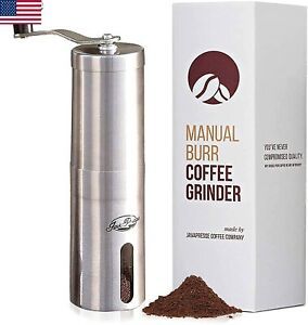 Manual Coffee Grinder with Adjustable Settings - Patented Conical