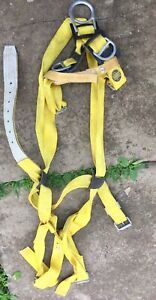 Miller Linesman Roof Body Safety Harness 8114 Tree Stand Deer Hunting Arborist