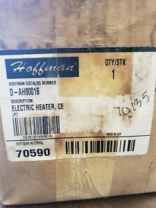 NEW Hoffman Electric Heater D-AH8001B 120V 800W Used ( E1-3)