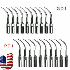 1/5/10 Dental Ultrasonic scaler tip Perio Scaling For EMS DTE SATELEC