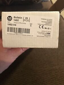 1492-H4 Allen-Bradley 25 pieces Terminal Blocks