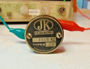 1819 KC 160 meter Ham Radio Vintage Quartz Crystal JK James Knight H-23