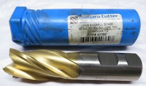 NIAGARA SQUARE END MILL 40360 - 1-1/8” 4FL HSS TiN