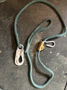 ROCK EXOTICA Arborist Flip LINE ROPE Lanyard INDUSTRIAL ALUM/Steel Lock Biners