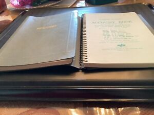 2 Vintage Tumbler-Bound Account Books NEW