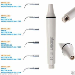 Dental Ultrasonic Scaler Handpiece with 6 Scaler Tips For EMS HOT