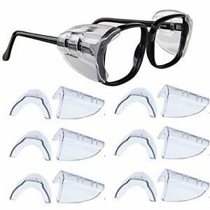 Kwartz - 6 pares de anteojos de seguridad protectores laterales transparentes...