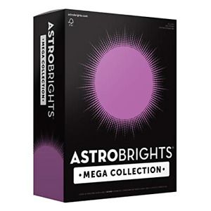 Astrobrights Mega Collection Colored Paper, 8  x 11, 24 lb/89 gsm, Bright 625 -