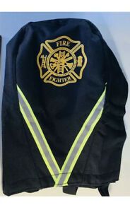 Melotough Firefighter Turnout SCBA Mask Bag With Fire Logo And Reflective Strips