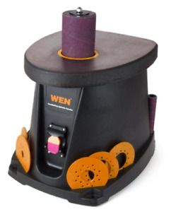 WEN Oscillating Spindle Sander 6510T Black 3.5 Amp 1/2 HP new freeship