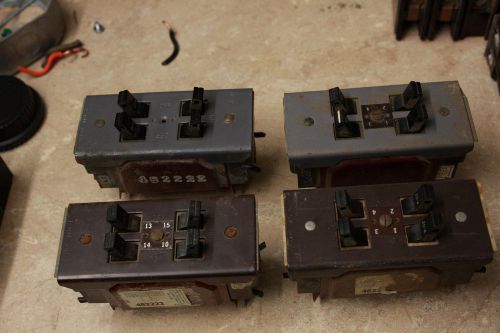 1 lot of ( 4 ) Square D type MO plug on circuit breaker  p/n 482222 20 amp