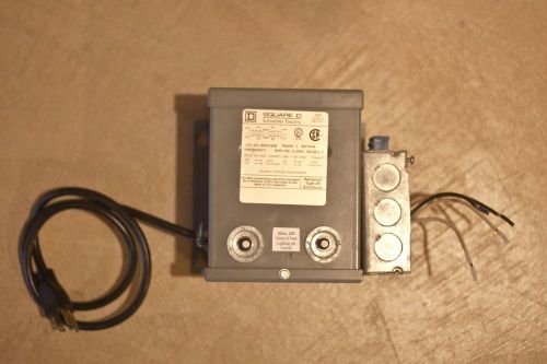 Pre wired - square d 500sv43b - 500va step down 10:1 transformer 120vac to 12vac for sale