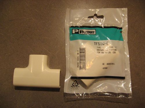 Panduit pan-way tf5iw-e type &#034;l&#034; or &#034;c&#034; raceway tee fittings for use w/ ld5 for sale