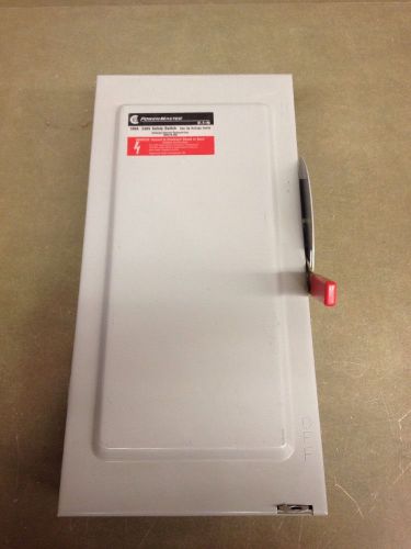 Eaton power master general duty safety switch g223snk 100amp 120/240v type 1 for sale