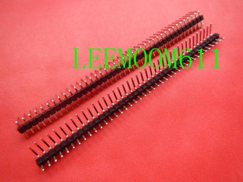 10pcs 1x40 pin 2.54mm single row pin header strip new 40t for sale