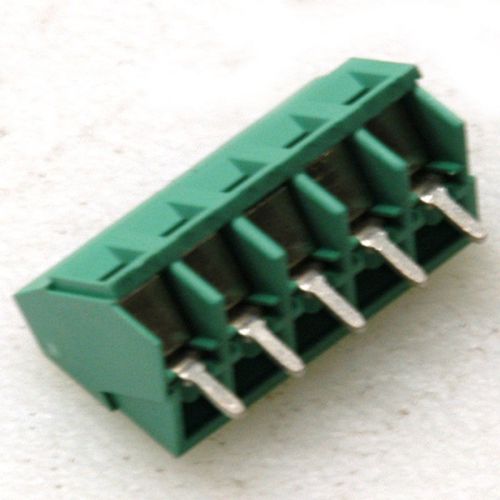 Lot of 50 5-pin pcb screw terminal block connector 300v 12a for sale