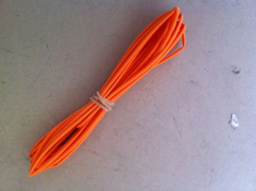 3/64&#034; id/2mm thermosleeve orange polyolefin 2:1 heat shrink tubing- 10&#039; section for sale