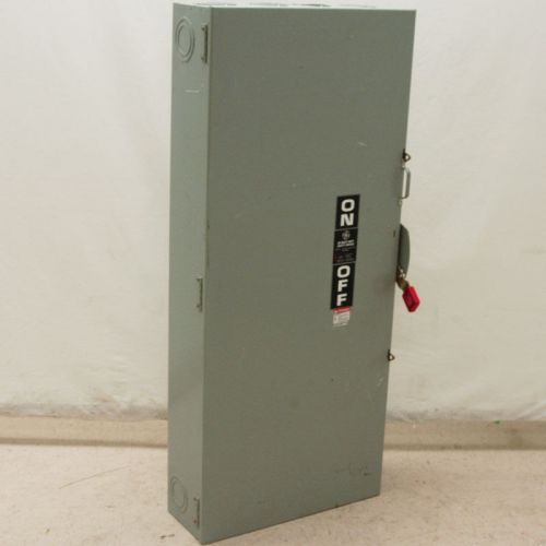 General electric ge safety switch th3365 model 11 fused disconnect switch 400a for sale