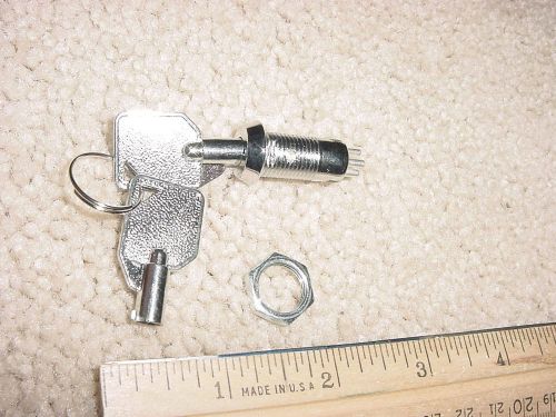 Security Cam Lock 1&#034; Long with 2 High Security Keys