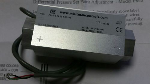 Whitman controls p845  &#034;differental pressure&#034;  switch - new for sale