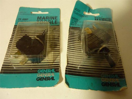 LOT: 2 MARINE TOGGLE SWITCHES AND 18 CU IN ROYAL MOUNTIE OUTLET BOX MULBERRY NEW