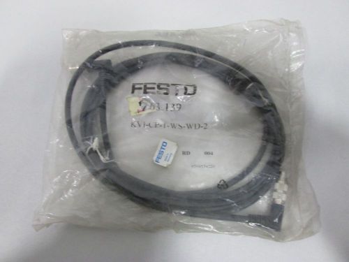 New festo kvi-cp-1-ws-wd-2 connecting angle plug cable-wire 2m d289152 for sale