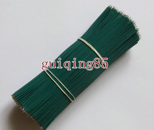 100pcs green color cord UL-1007 26AWG wires 150mm / 6&#034; cable 15cm