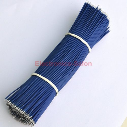 100x blue 150mm/6&#034; ul-1007 26awg wire, cable, 300v, 80°c . for sale