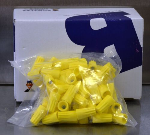 Wire nuts, yellow, case of 1,800 pieces just 2 cents each,,and.. free shipping for sale